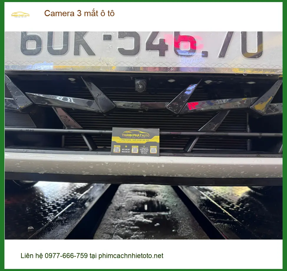 Anh Khải lắp camera 3 mắt ô tô cho Hyundai Creta tại Quận Tân Bình để tăng tầm nhìn ban đêm ảnh thực tế 3