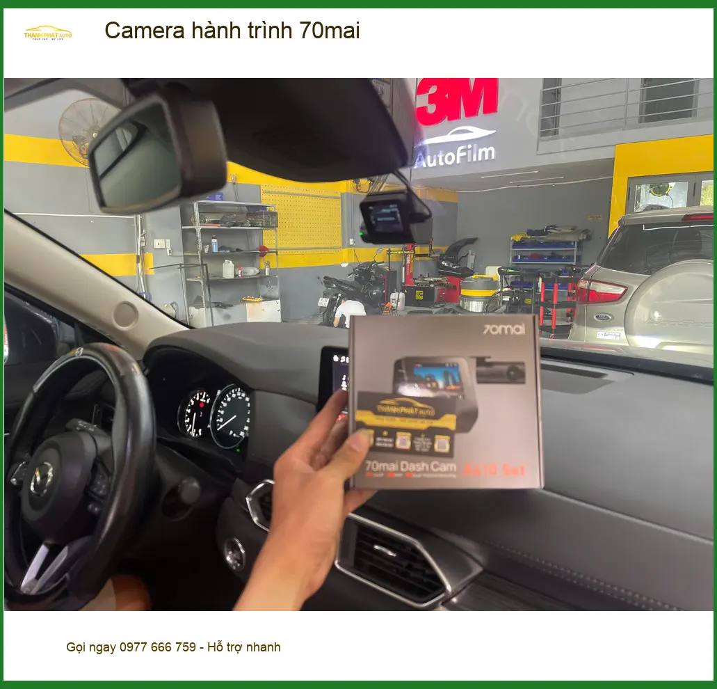 Anh Khang lắp Camera 70mai cho xe Honda City tại Nhà Bè