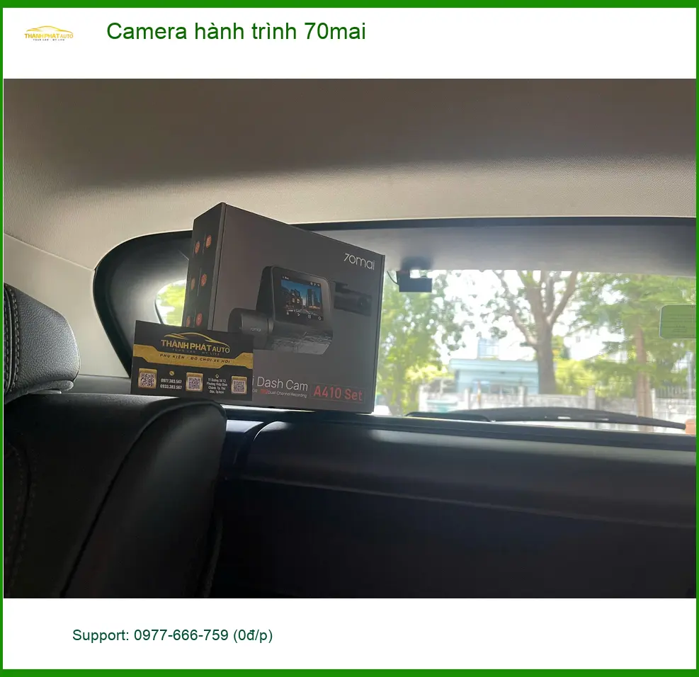 Anh Khang lắp Camera 70mai cho xe Honda City tại Nhà Bè ảnh thực tế 2