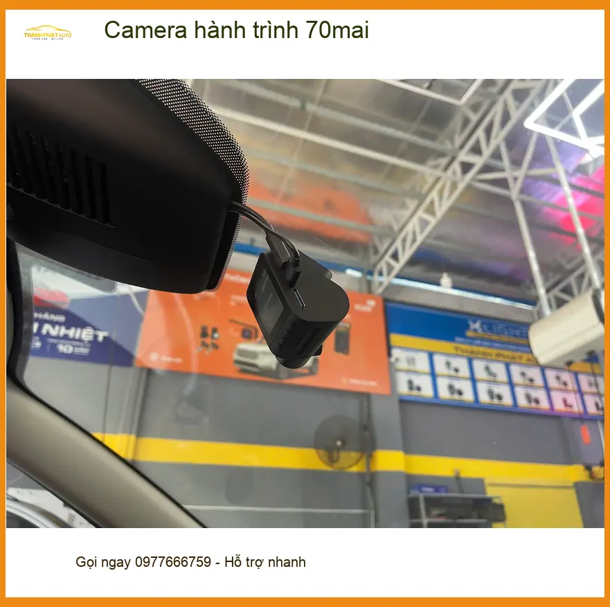 Anh Khang lắp Camera 70mai cho xe Honda City tại Nhà Bè ảnh thực tế 3