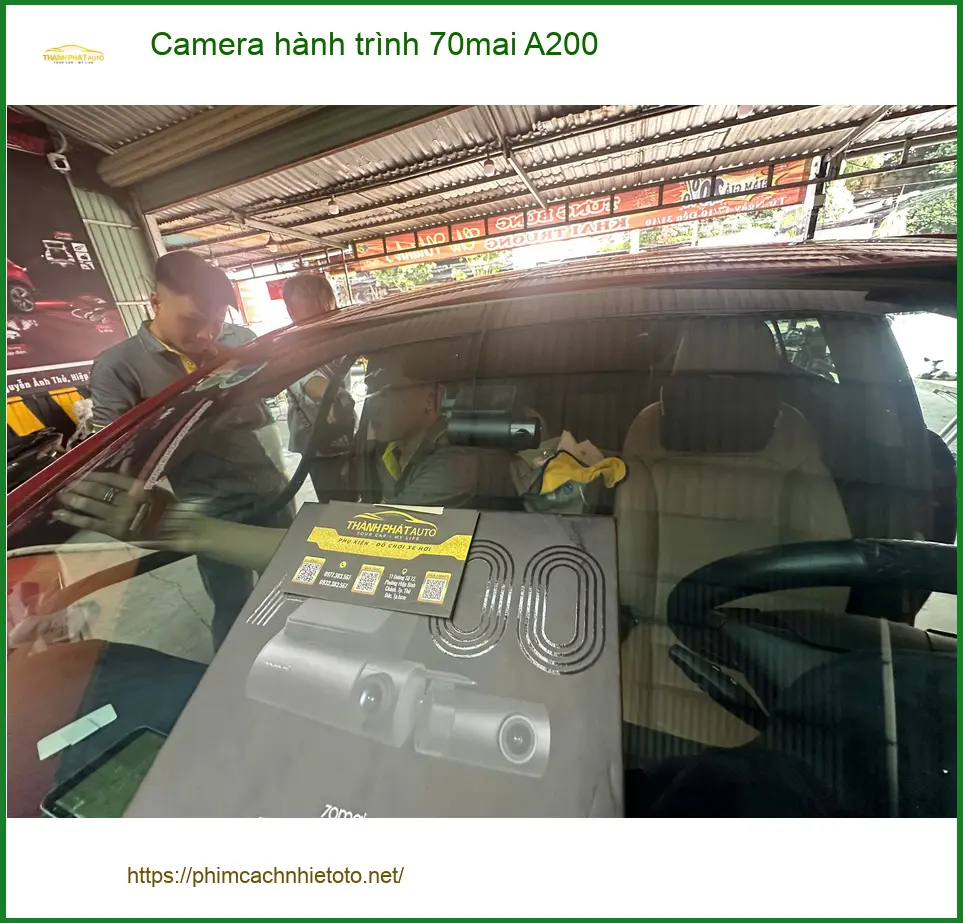 Anh Hưng lắp Camera hành trình 70mai A200 cho Toyota Vios tại Quận 7 ảnh thực tế 2