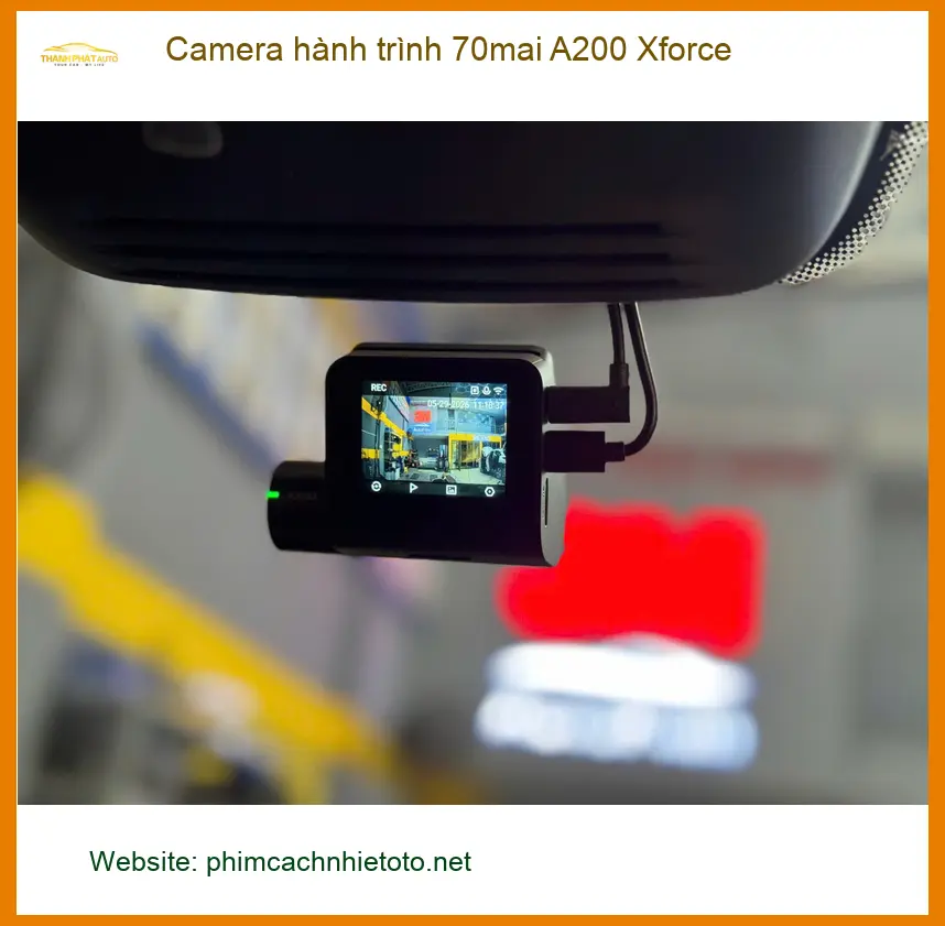 Chị Thảo lắp Camera hành trình 70mai A200 Xforce cho Hyundai Accent Quận Tân Phú