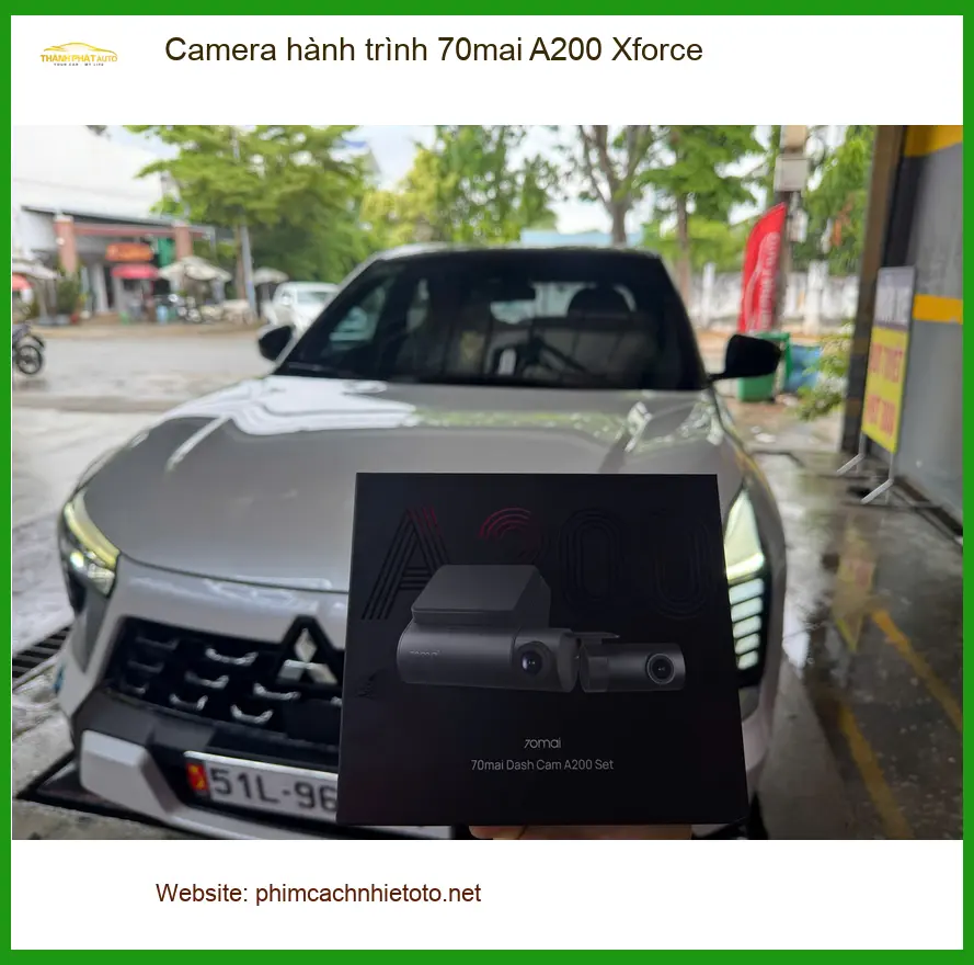 Chị Thảo lắp Camera hành trình 70mai A200 Xforce cho Hyundai Accent Quận Tân Phú ảnh thực tế 2