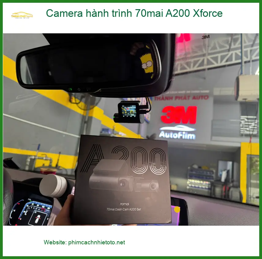 Chị Thảo lắp Camera hành trình 70mai A200 Xforce cho Hyundai Accent Quận Tân Phú ảnh thực tế 3
