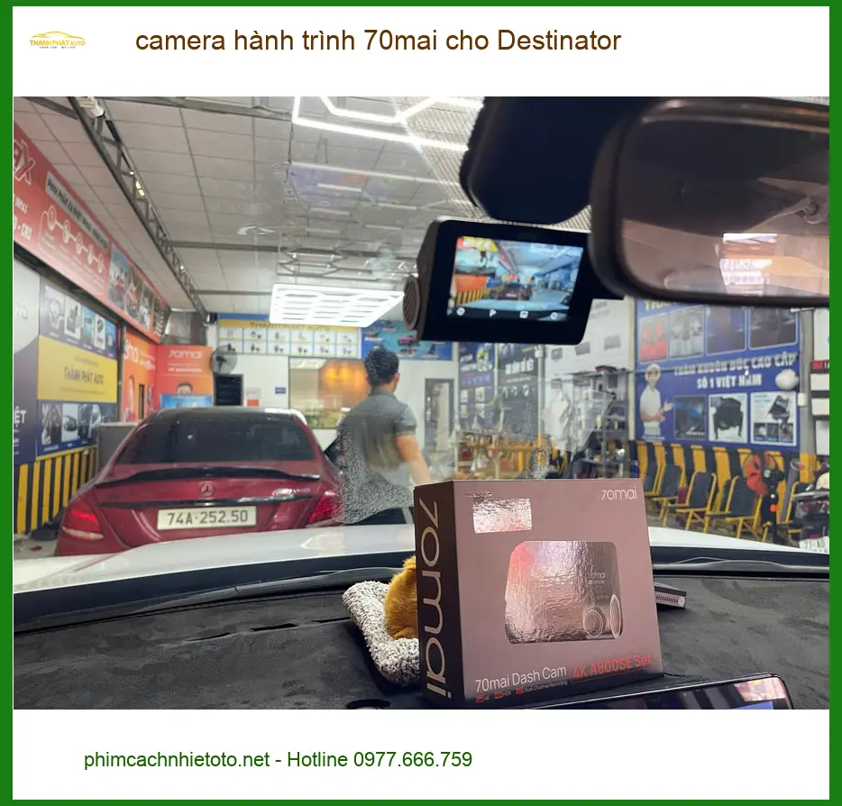 Anh Minh lắp camera hành trình 70mai cho Hyundai Creta tại Quận 7 để lái xe yên tâm ảnh thực tế 4