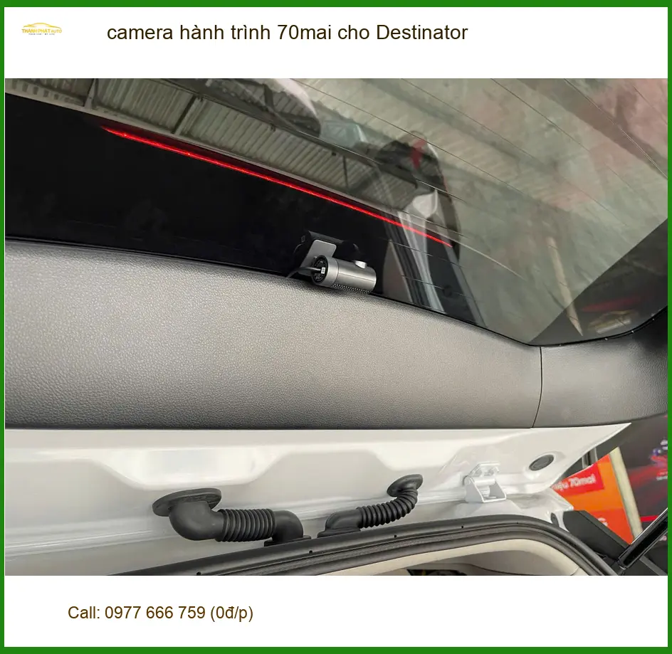 Anh Kiên lắp camera hành trình 70mai cho Hyundai Santa Fe ở Cần Giờ để an tâm lái xe