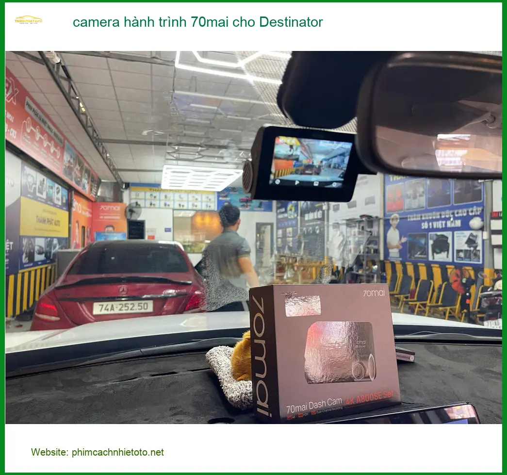 Anh Kiên lắp camera hành trình 70mai cho Hyundai Santa Fe ở Cần Giờ để an tâm lái xe ảnh thực tế 4