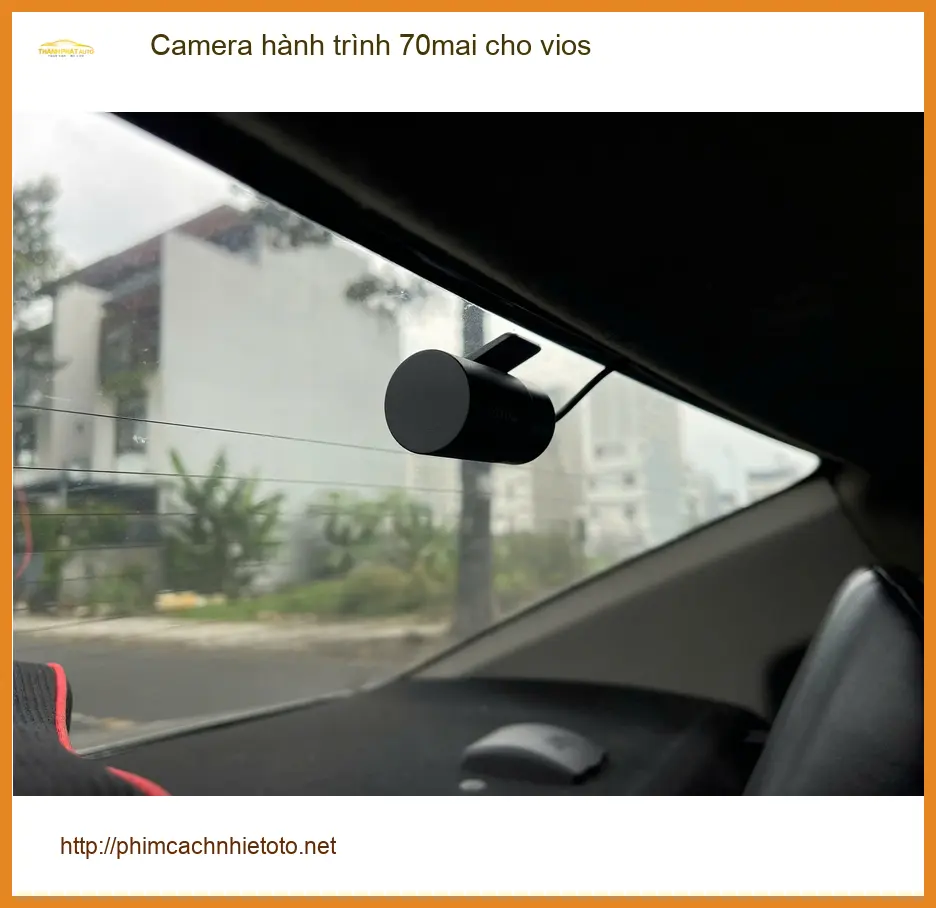 Cô Lan Anh lắp camera hành trình 70mai cho Vios tại Bình Tân ảnh thực tế 4