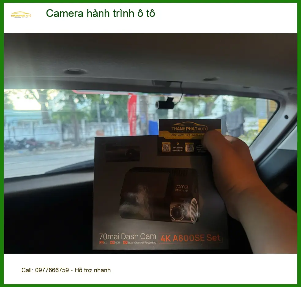 Anh Thành lắp Camera hành trình ô tô cho Honda CR-V tại Quận 12