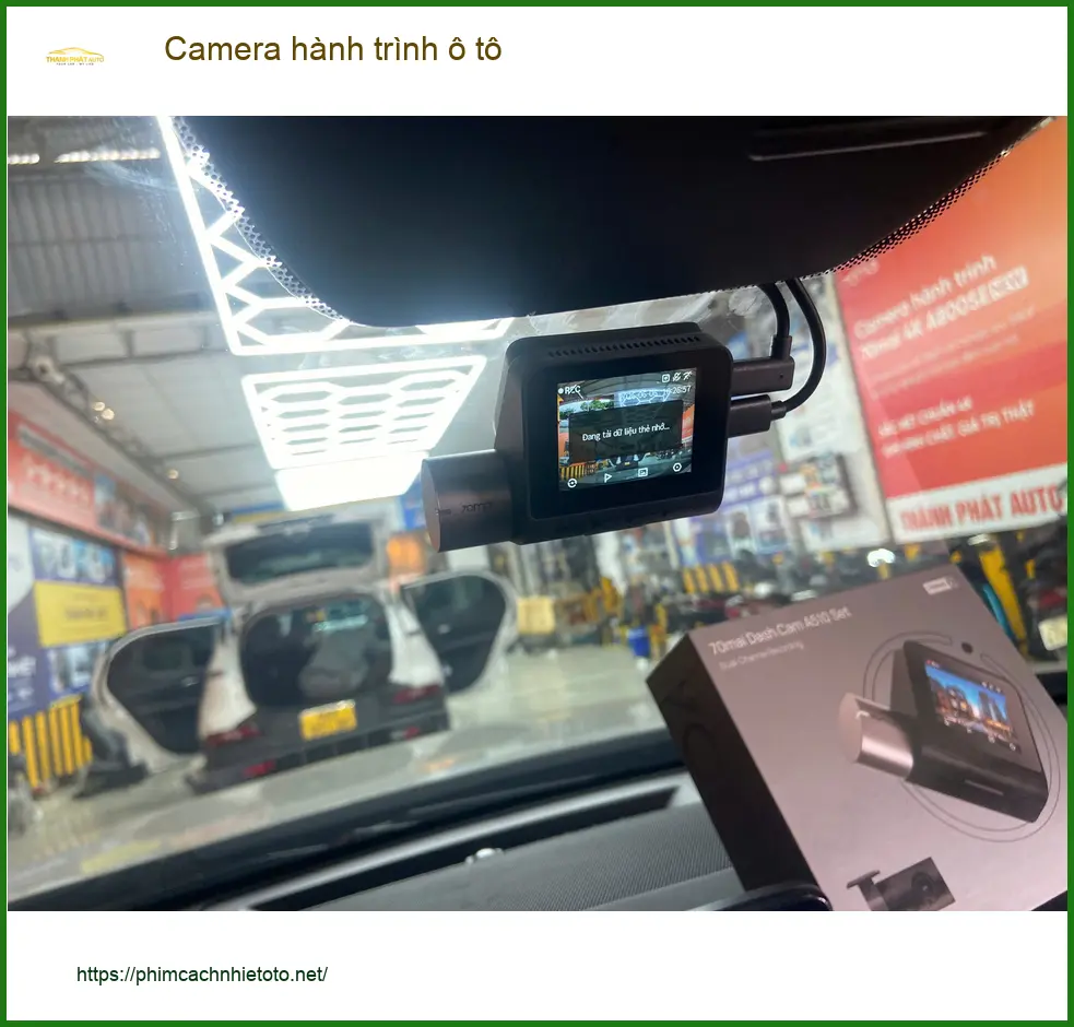 Anh Hoàng lắp Camera hành trình ô tô Honda CRV tại Củ Chi an tâm mọi nẻo đường ảnh thực tế 3