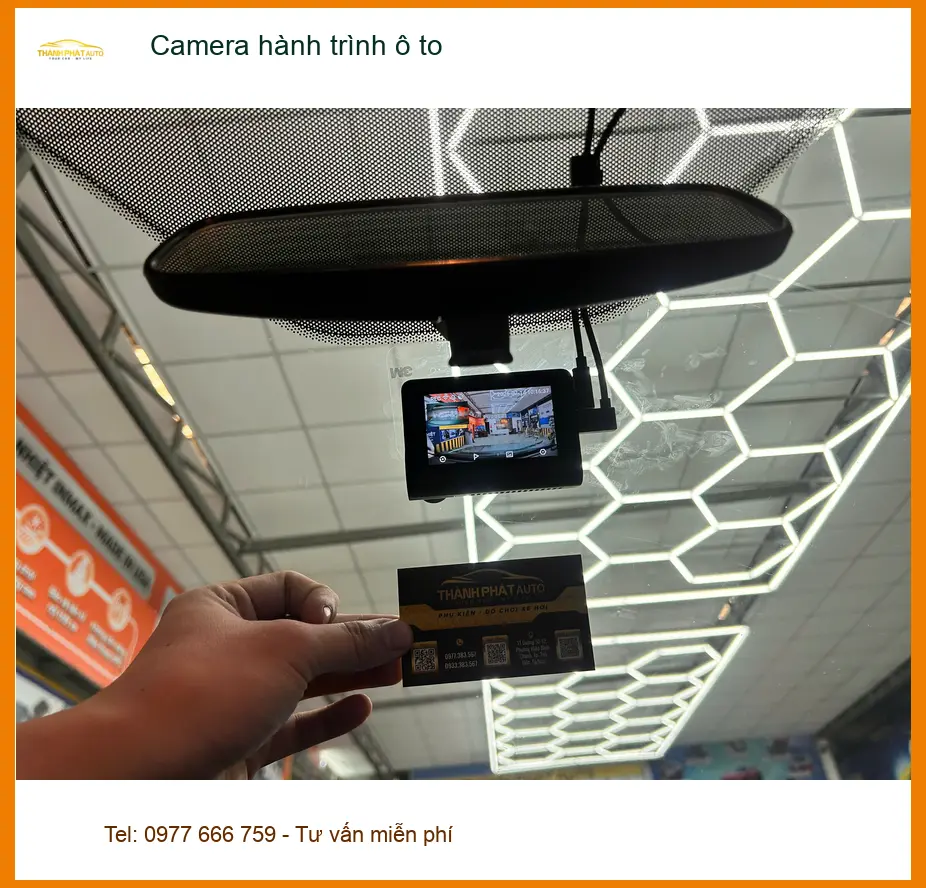 Anh Minh lắp camera hành trình Honda CRV tại Quận Gò Vấp để an toàn hơn ảnh thực tế 2