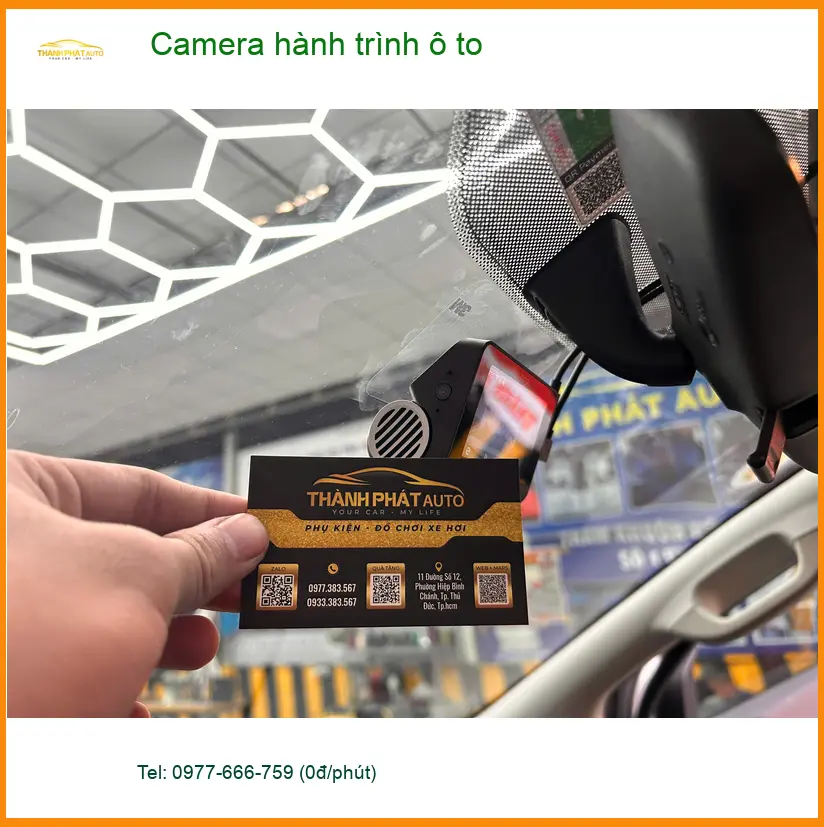 Anh Minh lắp camera hành trình Honda CRV tại Quận Gò Vấp để an toàn hơn ảnh thực tế 4