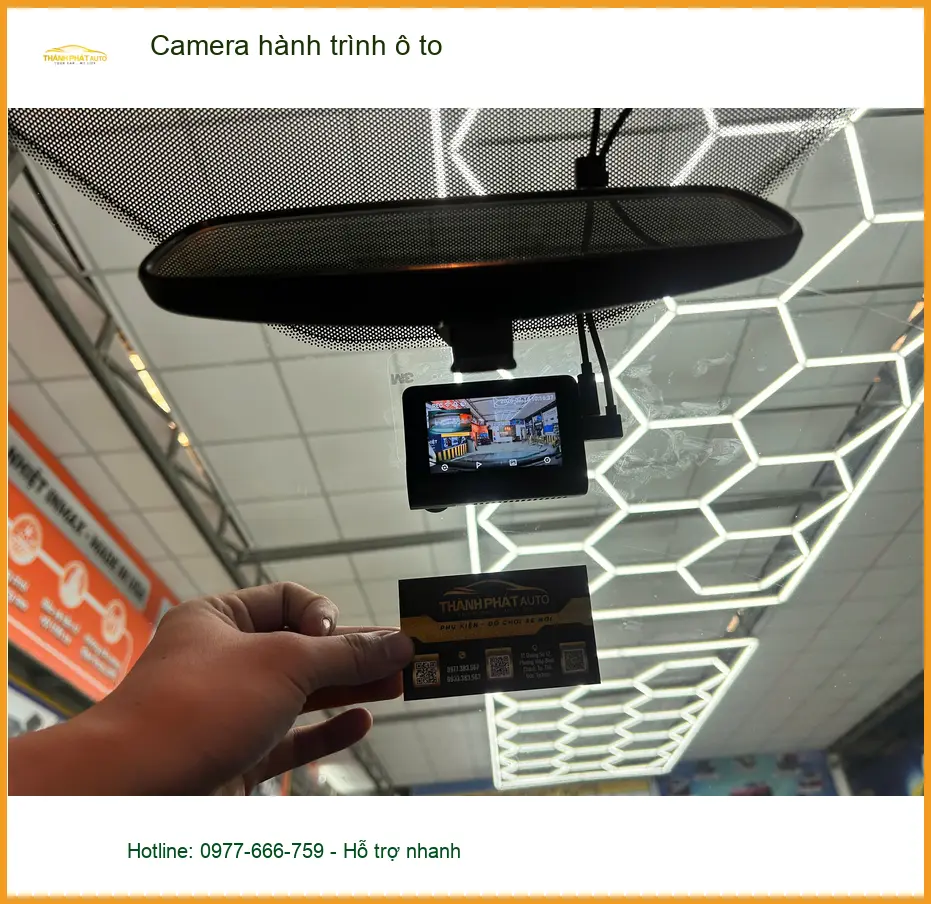 Anh Minh lắp camera hành trình Toyota Vios tại Tân Bình để an toàn ảnh thực tế 2