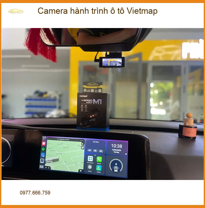 Anh Tín lắp Camera hành trình ô tô Vietmap cho xe VinFast Fadil ở Hóc Môn. ảnh thực tế 3