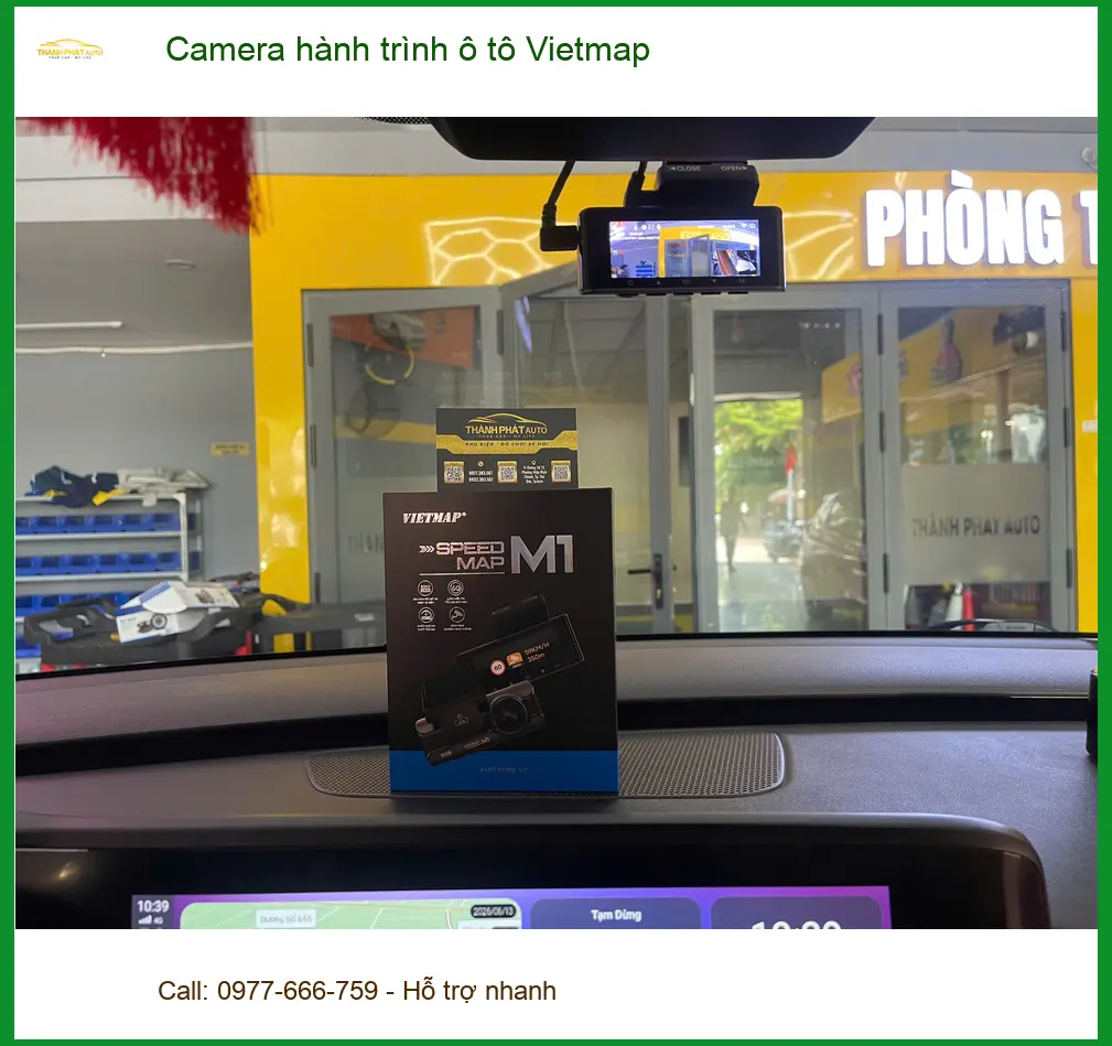 Anh Tín lắp Camera hành trình ô tô Vietmap cho xe VinFast Fadil ở Hóc Môn. ảnh thực tế 4