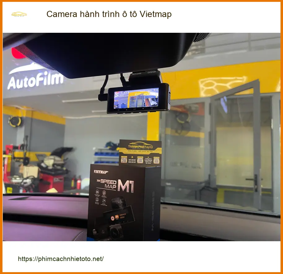 Anh Tấn lắp Camera hành trình ô tô Vietmap cho Hyundai Accent tại Nhà Bè ảnh thực tế 2