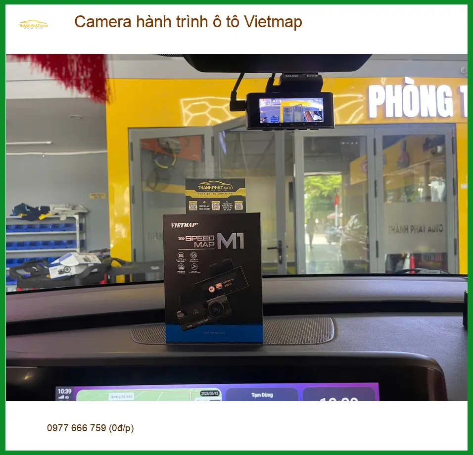 Anh Minh lắp Camera hành trình Vietmap cho Honda CRV tại Quận 9 để đảm bảo an toàn ảnh thực tế 4