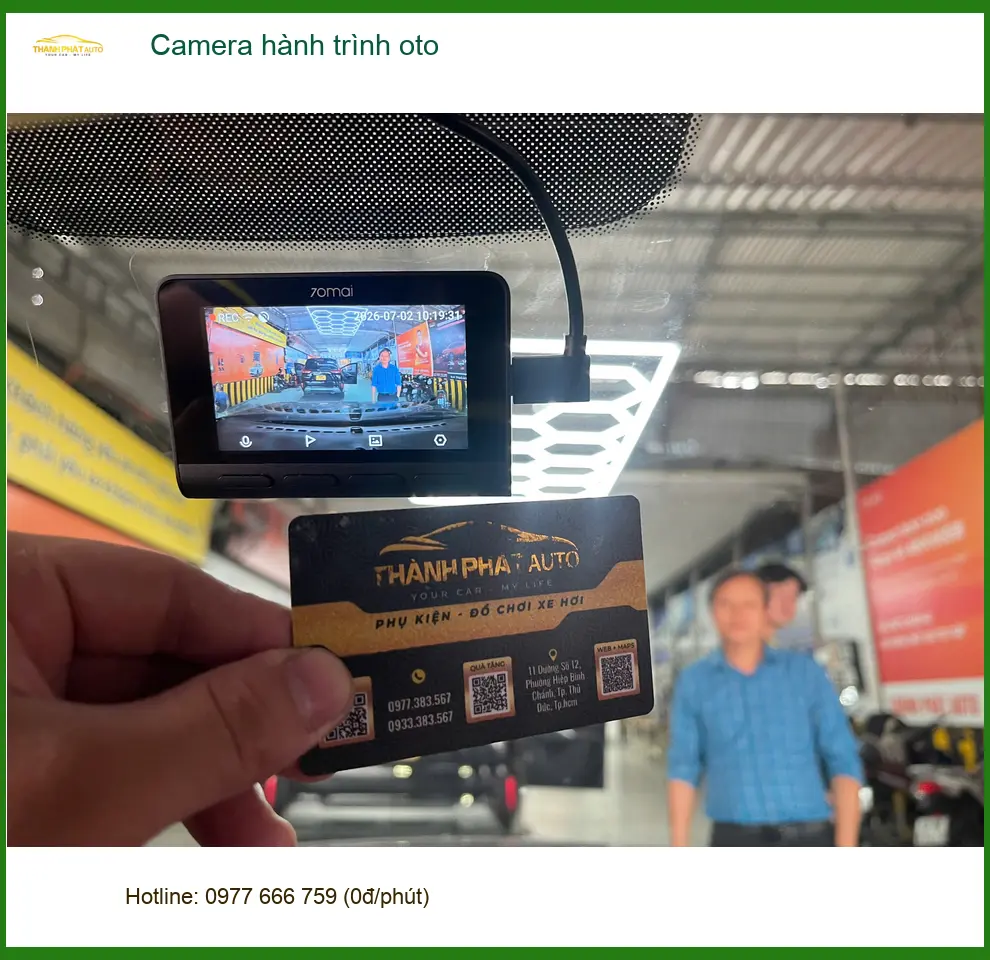 Anh Khải gắn Camera hành trình oto cho Hyundai Accent ở Tân Phú