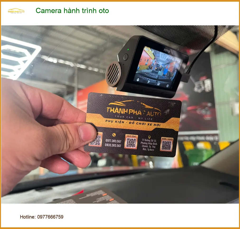 Anh Khải gắn Camera hành trình oto cho Hyundai Accent ở Tân Phú ảnh thực tế 3