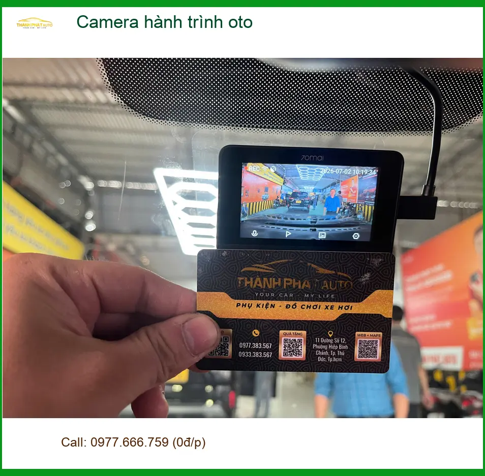 Anh Khải gắn Camera hành trình oto cho Hyundai Accent ở Tân Phú ảnh thực tế 4