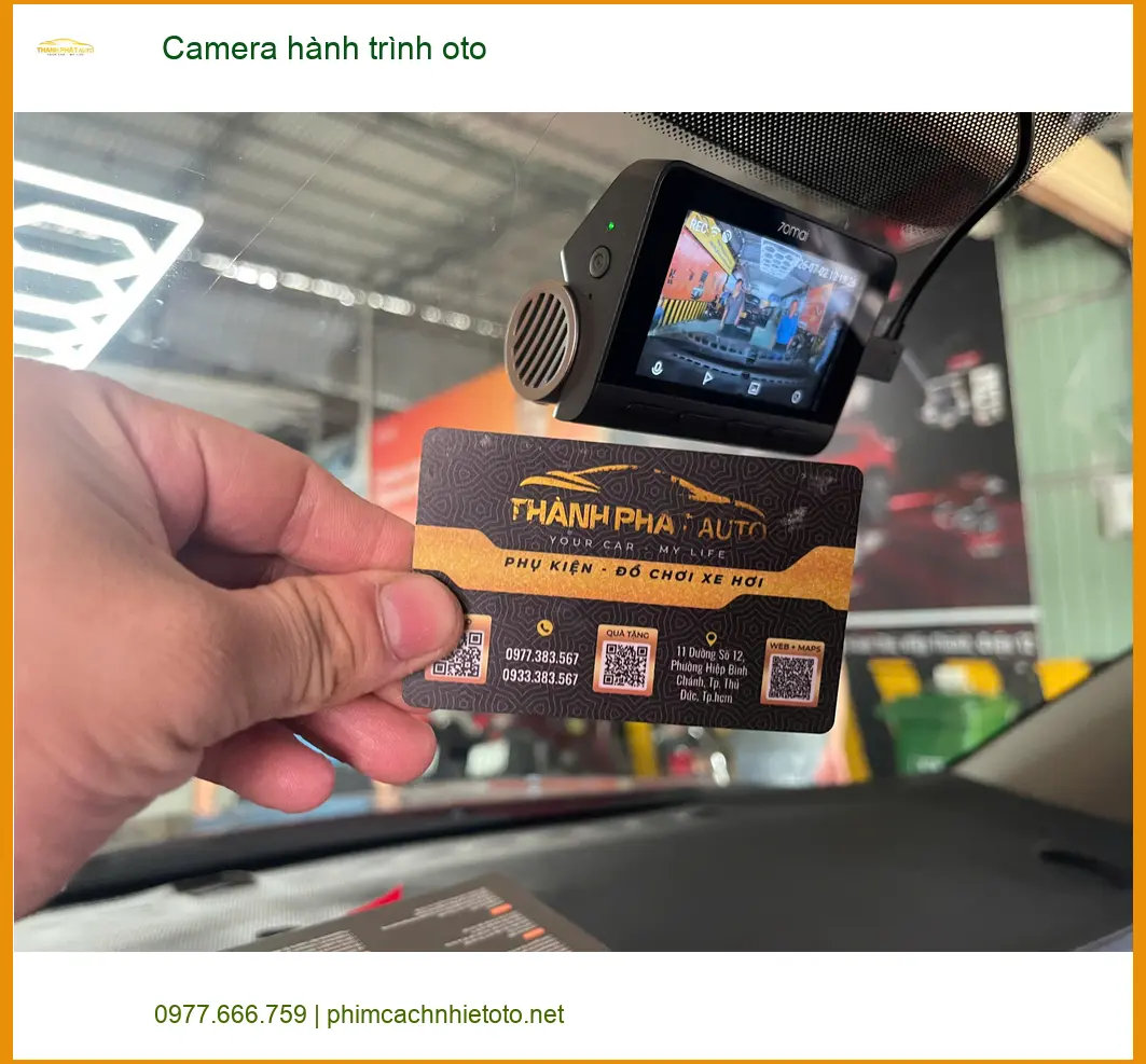 Anh Trọng lắp camera hành trình ô tô cho Hyundai Accent tại Gò Vấp để ghi lại mọi diễn biến