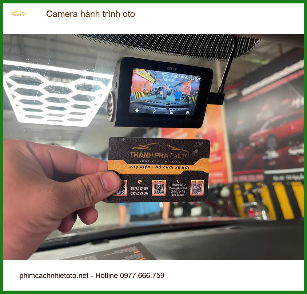 Anh Trọng lắp camera hành trình ô tô cho Hyundai Accent tại Gò Vấp để ghi lại mọi diễn biến ảnh thực tế 3