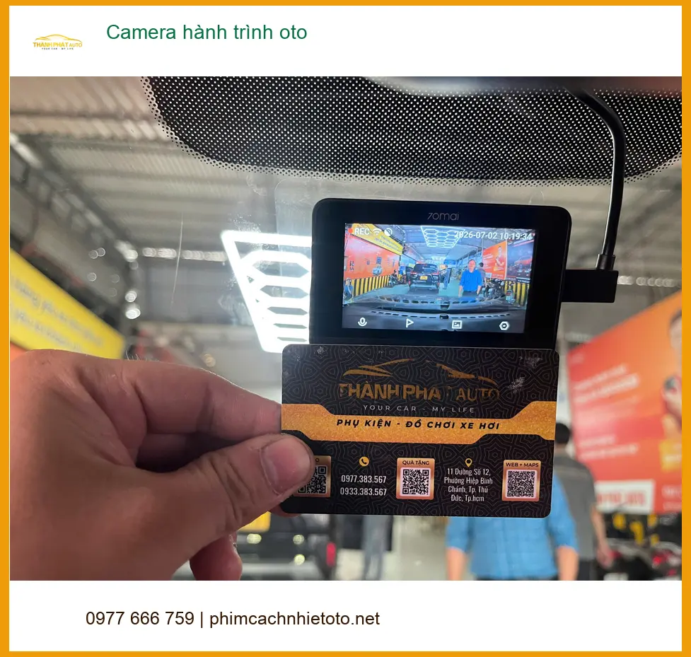 Anh Kiên lắp Camera hành trình oto Hyundai Accent tại Quận 6 uy tín giá tốt ảnh thực tế 3