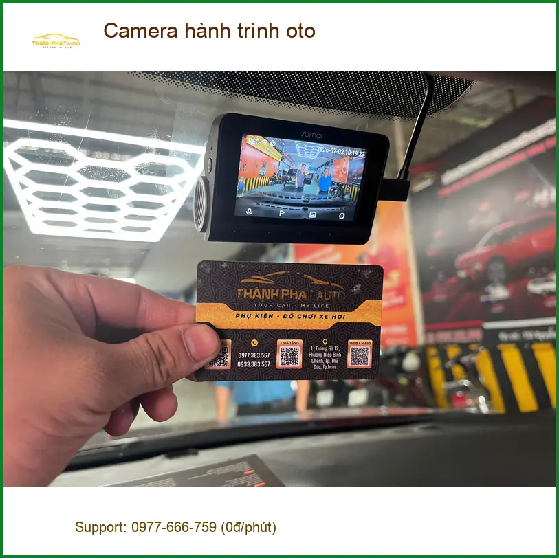 Anh Kiên lắp Camera hành trình oto Hyundai Accent tại Quận 6 uy tín giá tốt ảnh thực tế 4