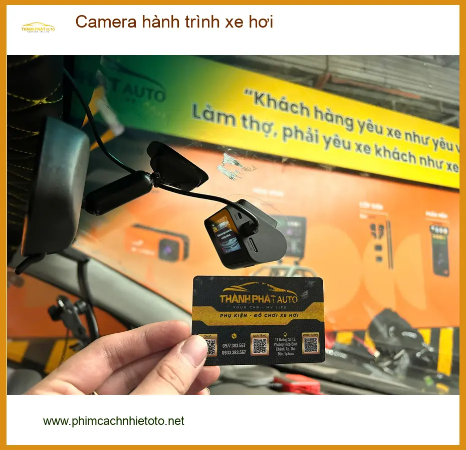 Chú Lâm lắp Camera hành trình cho Hyundai Accent tại Quận Thủ Đức ảnh thực tế 2