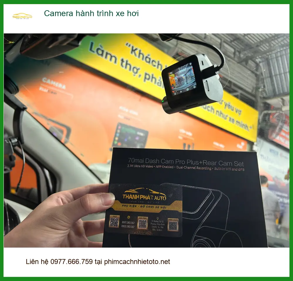 Chú Lâm lắp Camera hành trình cho Hyundai Accent tại Quận Thủ Đức ảnh thực tế 3