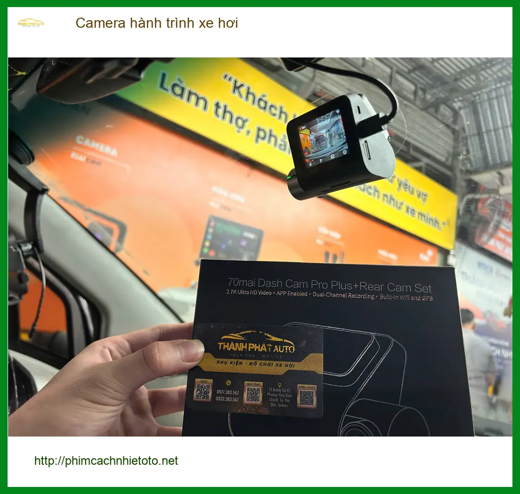 Chị Thảo lắp camera hành trình xe hơi cho Hyundai Creta tại Bình Chánh để an tâm lái xe