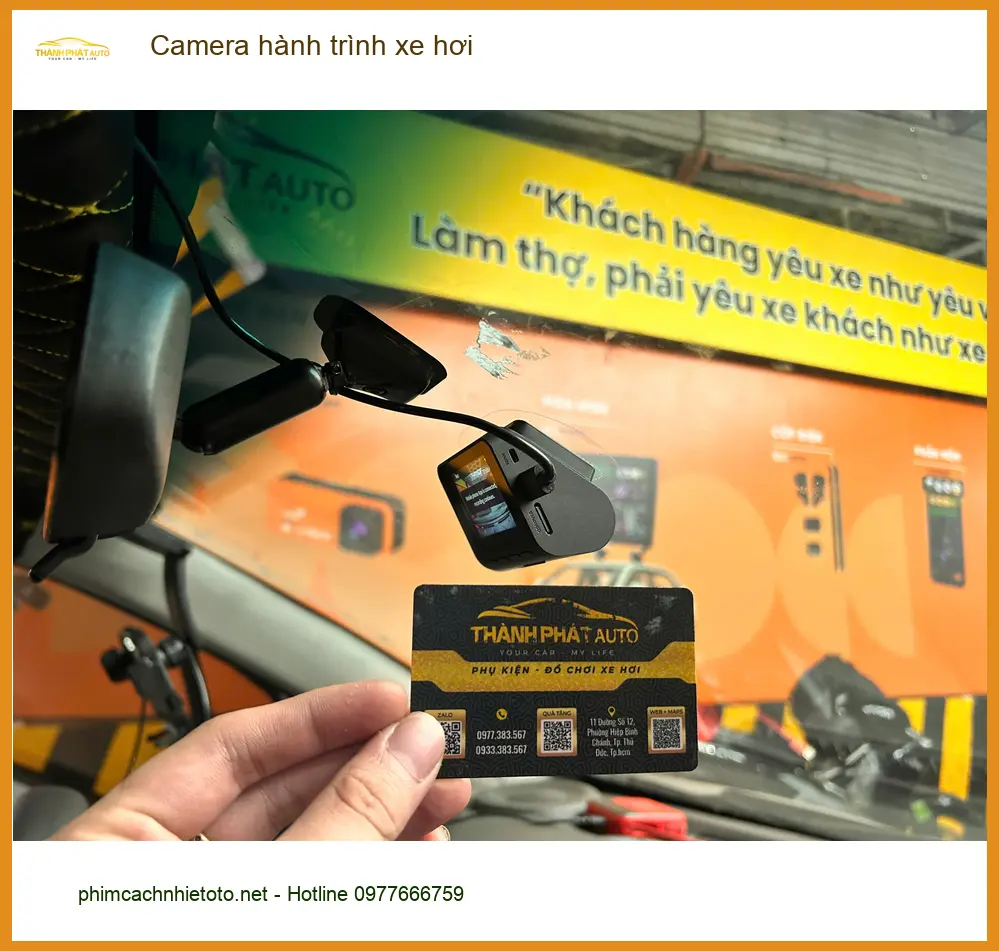Anh Minh lắp Camera hành trình xe hơi cho Hyundai Accent Quận 3 an toàn ảnh thực tế 4