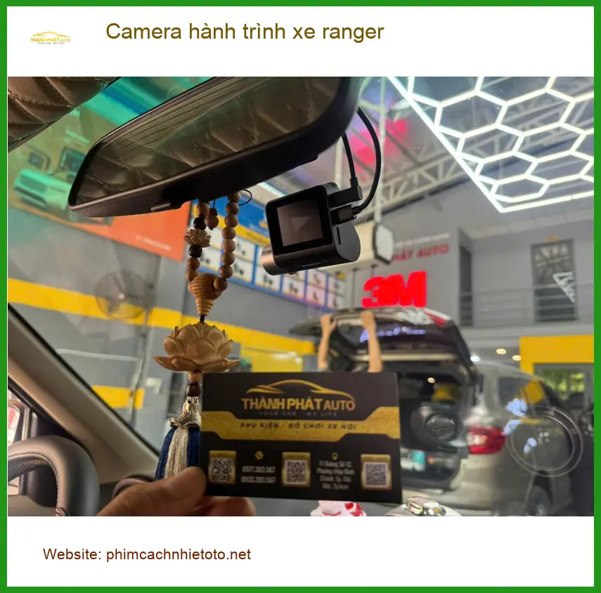 Anh Trường lắp camera hành trình cho Ford Ranger tại Quận 2 cần bằng chứng va chạm ảnh thực tế 3