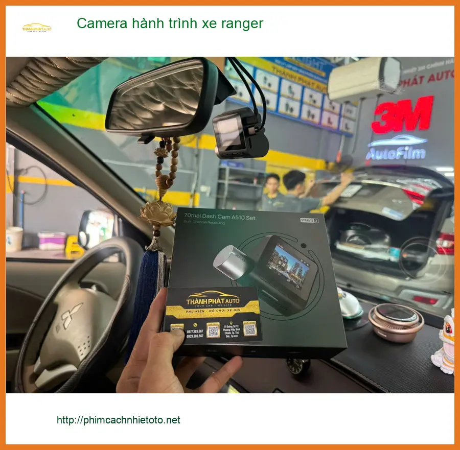 Anh Trường lắp camera hành trình cho Ford Ranger tại Quận 2 cần bằng chứng va chạm ảnh thực tế 4