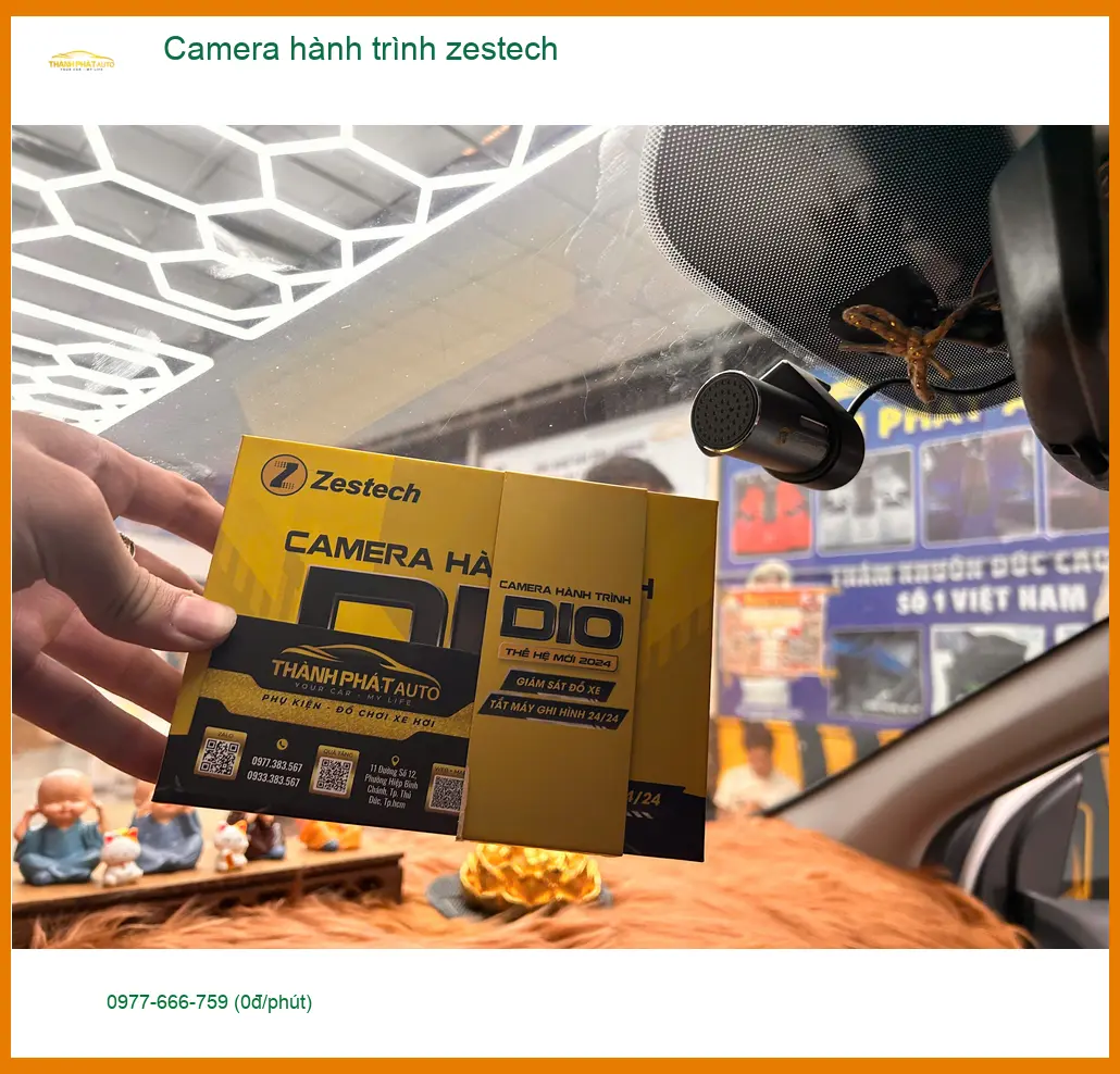 Anh Kiên lắp Camera hành trình Zestech cho Suzuki XL7 ở Củ Chi