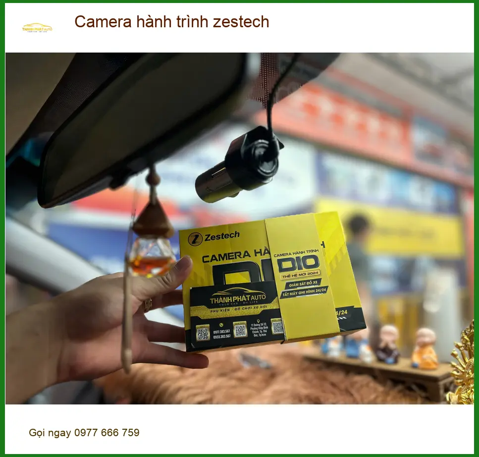 Anh Kiên lắp Camera hành trình Zestech cho Suzuki XL7 ở Củ Chi ảnh thực tế 2