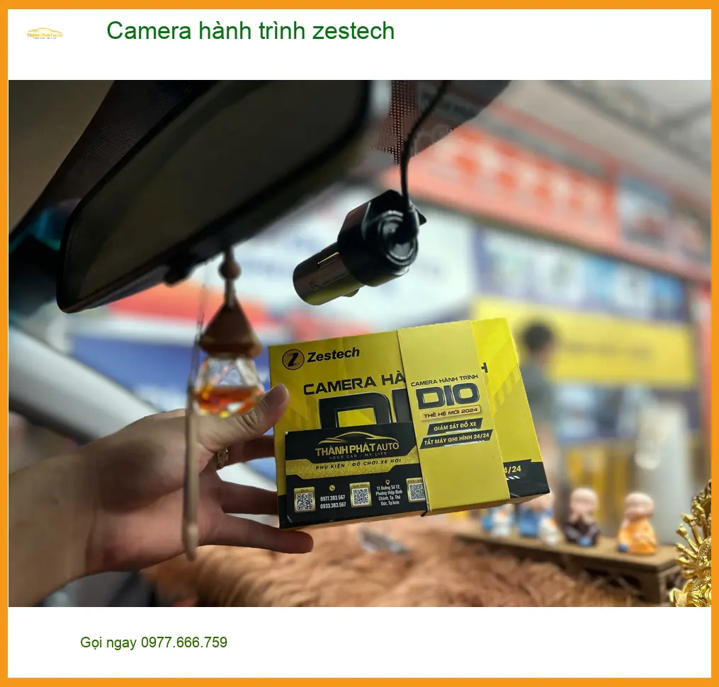 Anh Tùng lắp Camera hành trình Zestech cho Hyundai Accent tại Quận 7 ảnh thực tế 3