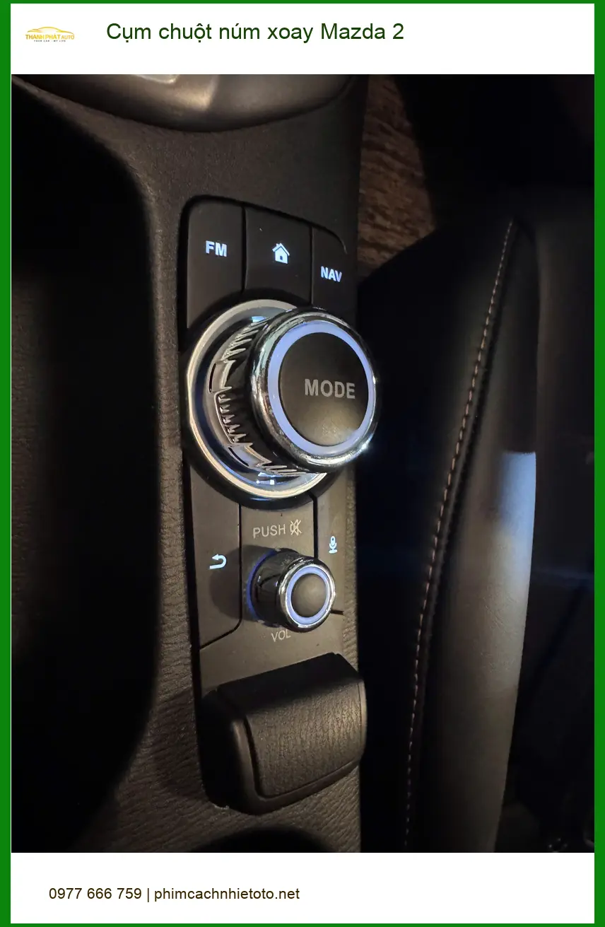 Anh Đức Anh nâng cấp Cụm chuột núm xoay Mazda 2 tại Quận 12 vì cụm cũ bị liệt phím ảnh thực tế 4
