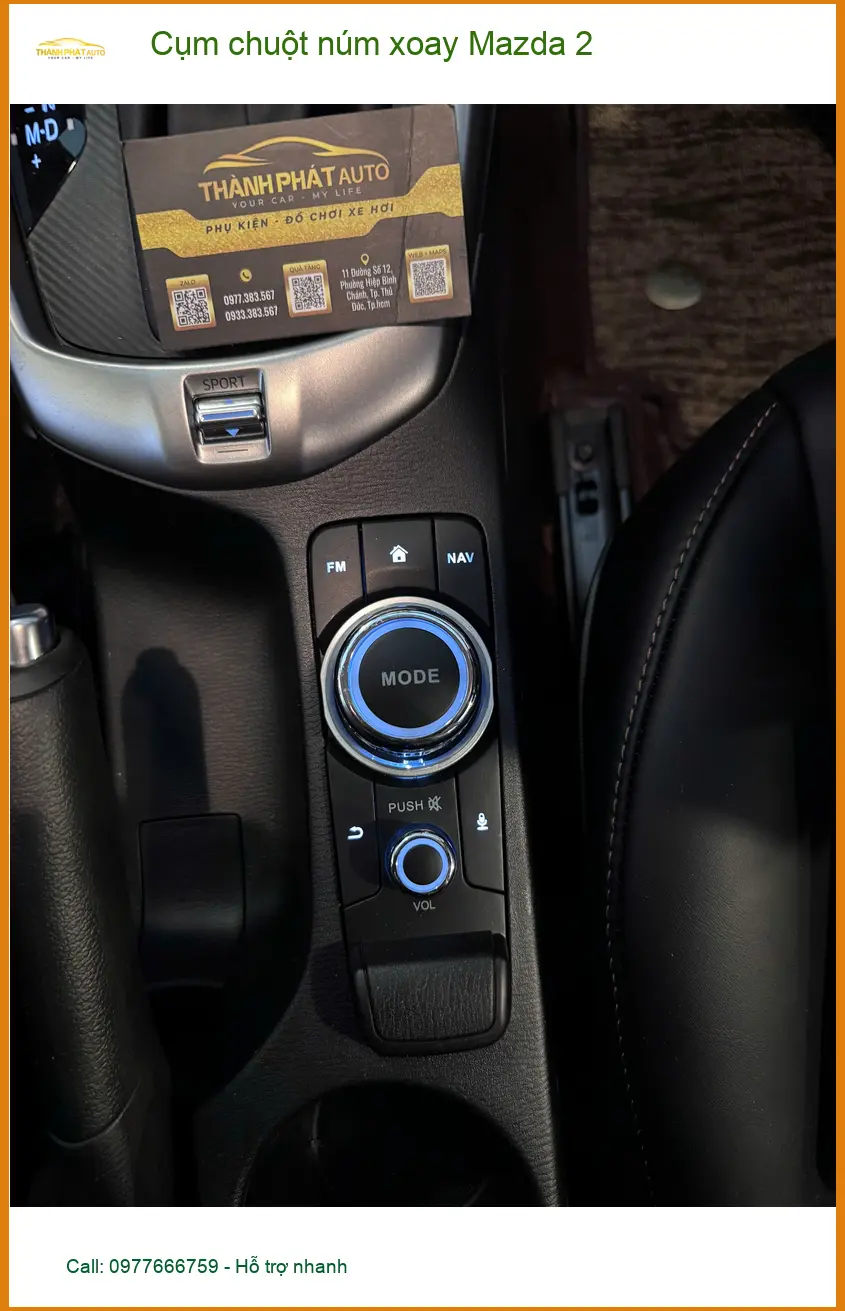 Anh Đức Anh nâng cấp Cụm chuột núm xoay Mazda 2 tại Quận 12 vì cụm cũ bị liệt phím ảnh thực tế 5