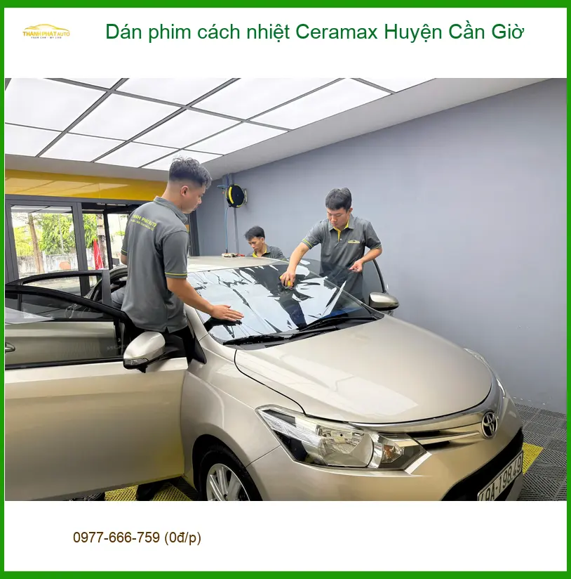 Nơi Dán Phim Cách Nhiệt Ô Tô Ceramax Huyện Cần Giờ - Giá Tốt TPHCM ảnh thực tế 2