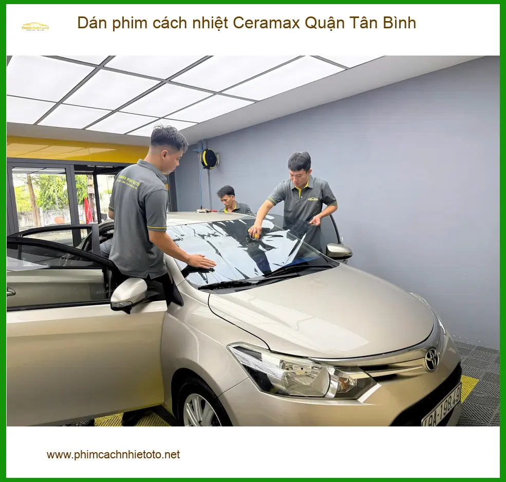 Trung Tâm Dán Phim Cách Nhiệt Ô Tô Ceramax Quận Tân Bình - Thi Công Chuyên Nghiệp ảnh thực tế 2