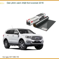 Dán Phim Cách Nhiệt Ford Everest 2016 - Địa Chỉ Lắp Đặt Uy Tín TPHCM
