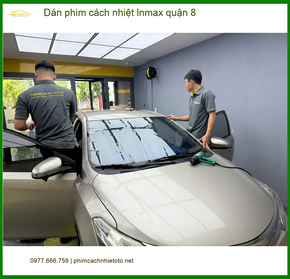 Trung Tâm Dán Phim Cách Nhiệt Inmax Quận 8 - Lắp Đặt Uy Tín TPHCM ảnh thực tế 2
