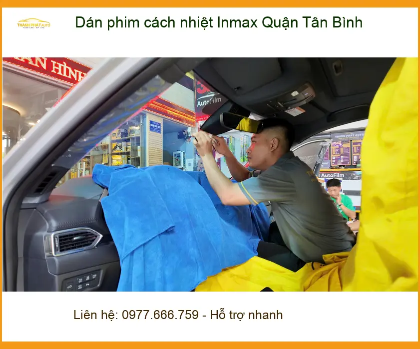 Trung Tâm Dán Phim Cách Nhiệt Ô Tô Inmax Quận Tân Bình - Gắn Nhanh Trong Ngày ảnh thực tế 2
