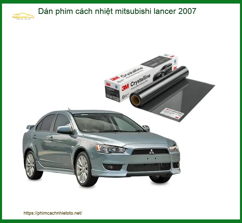 Dán Phim Cách Nhiệt Mitsubishi Lancer 2007 - Địa Chỉ Lắp Đặt Uy Tín TPHCM