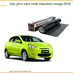 Dán Phim Cách Nhiệt Mitsubishi Mirage 2016 - Địa Chỉ Lắp Đặt Uy Tín TPHCM