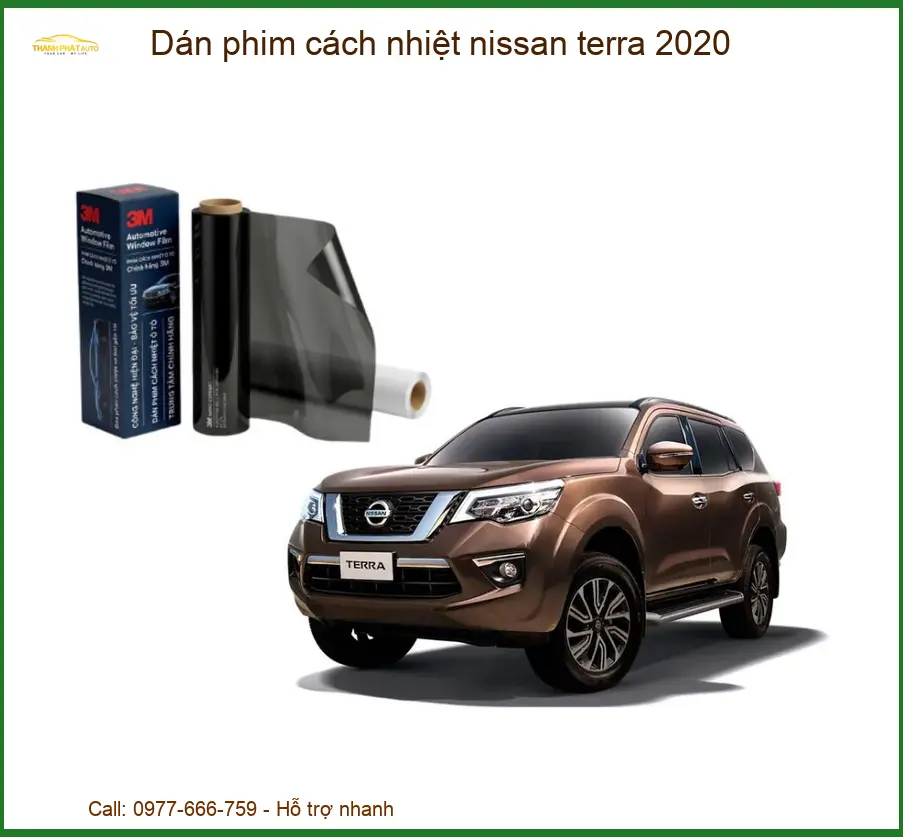 Dán Phim Cách Nhiệt Nissan Terra 2020 - Trung Tâm Lắp Đặt Uy Tín TPHCM