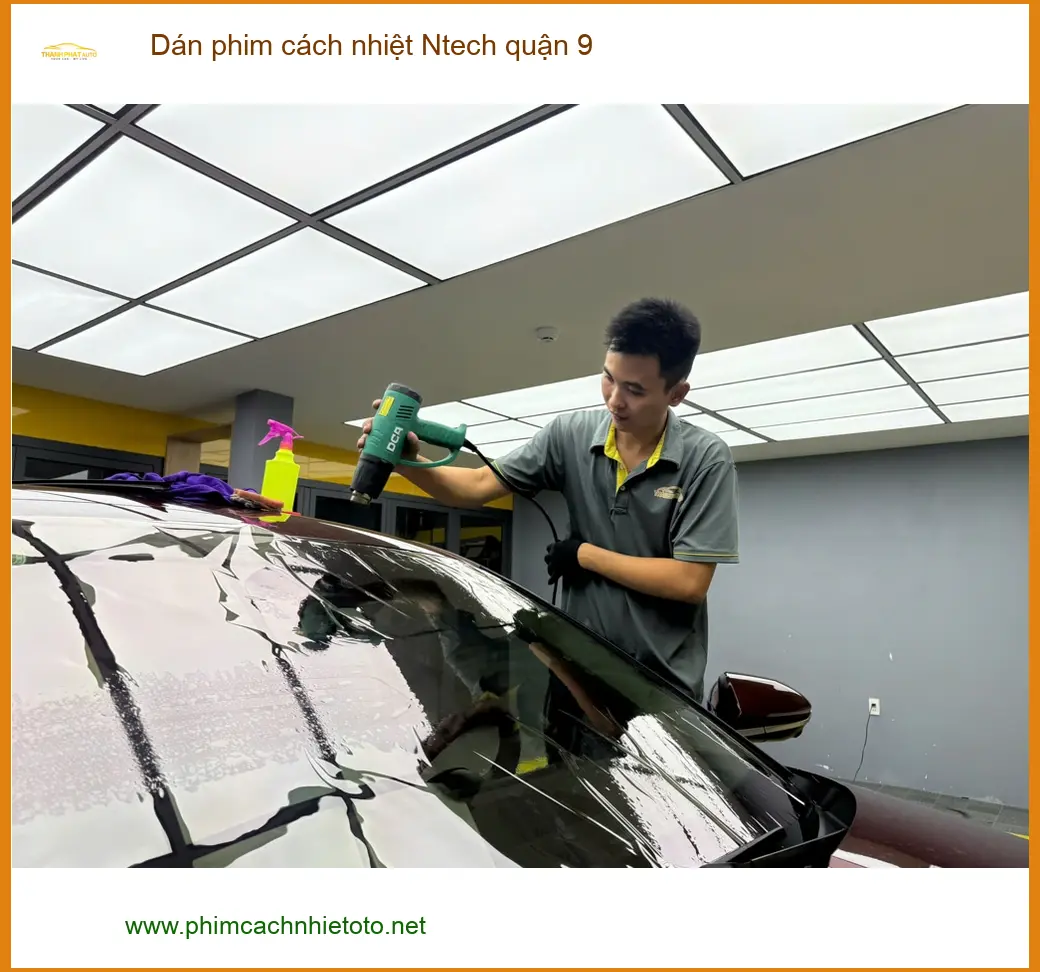 Trung Tâm Dán Phim Cách Nhiệt Ô Tô Ntech quận 9 - Thi Công Chuyên Nghiệp ảnh thực tế 2