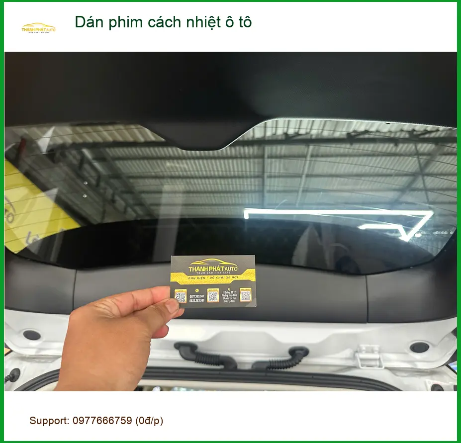 Anh Đức Anh dán phim cách nhiệt ô tô Hyundai Santa Fe tại Quận 1 chống nóng hiệu quả ảnh thực tế 2