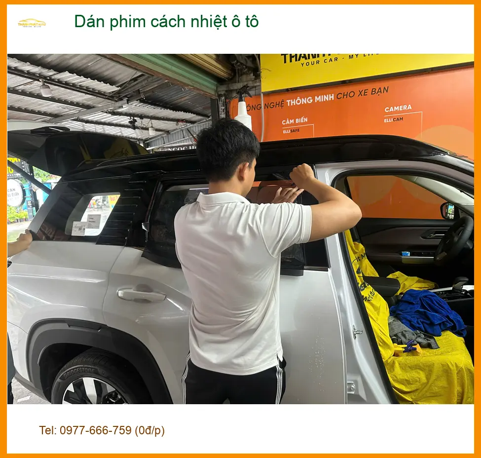 Anh Khang dán phim cách nhiệt ô tô Hyundai Creta tại Quận 7 để giảm nhiệt mùa hè